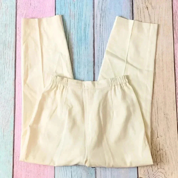 Essential elements pure wool off white trousers - Picture 6 of 7